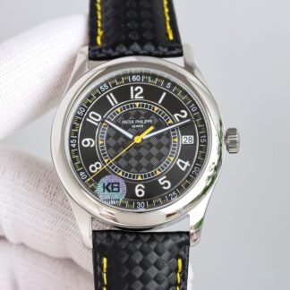 AAA Replica Patek Philippe Calatrava 6007G-001 GS Factory Black Dial Mens Watch | aaareplicawatches.is
