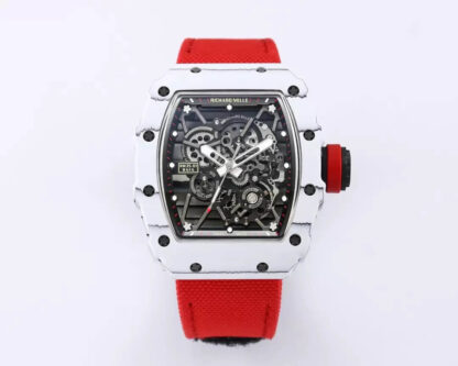 AAA Replica Richard Mille RM35-01 BBR Factory Red Strap Mens Watch | aaareplicawatches.is