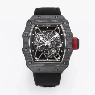 AAA Replica Richard Mille RM35-01 BBR Factory black Strap Mens Watch | aaareplicawatches.is