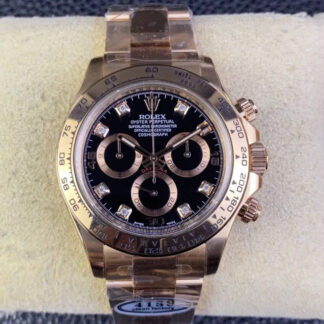 AAA Replica Rolex Cosmograph Daytona M116505-0015 Clean Factory Black Dial Mens Watch | aaareplicawatches.is