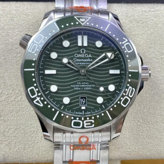 AAA Replica Omega Seamaster Diver 300M 210.30.42.20.10.001 VS Factory Green Bezel Mens Watch | aaareplicawatches.is