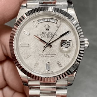 AAA Replica Rolex Day Date M228236-0011 GM Factory Silver Bezel Mens Watch | aaareplicawatches.is