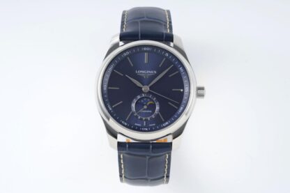 AAA Replica Longines Master Collection L2.909.4.92.0 APS Factory Blue Strap Mens Watch | aaareplicawatches.is