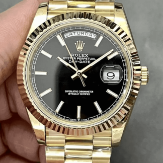AAA Replica Rolex Day Date M228238-0067 GM Factory Gold Bezel Mens Watch | aaareplicawatches.is
