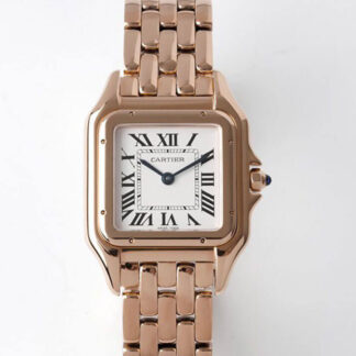 AAA Replica Panthere De Cartier WGPN0007 BV Factory Rose Gold Case Woman Watch | aaareplicawatches.is