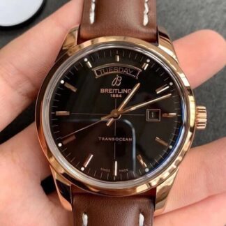 AAA Replica Breitling Transocean R45310121B1P1 V7 Factory Leather Strap Mens Watch | aaareplicawatches.is