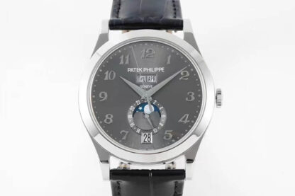 AAA Replica Patek Philippe Complications 5396G-014 ZF Factory Black Leather Strap Mens Watch | aaareplicawatches.is