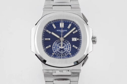AAA Replica Patek Philippe Nautilus 5976/1G 3K Factory V2 Blue Dial Mens Watch | aaareplicawatches.is