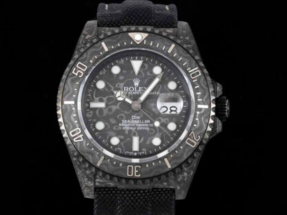 AAA Replica Rolex Sea-Dweller Diw Factory Black Strap Mens Watch | aaareplicawatches.is