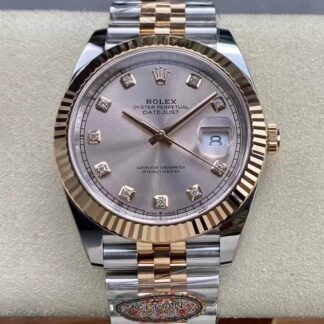 AAA Replica Rolex Datejust 41MM M126331-0008 Clean Factory Diamond Dial Mens Watch | aaareplicawatches.is