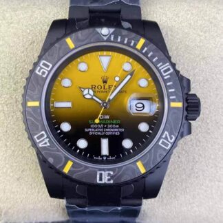 AAA Replica Rolex Submariner VS Factory Yellow Gradient Dial Mens Watch | aaareplicawatches.is