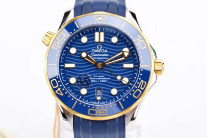 AAA Replica Omega Seamaster Diver 300M 210.22.42.20.03.001 VS Factory Blue Strap Mens Watch | aaareplicawatches.is