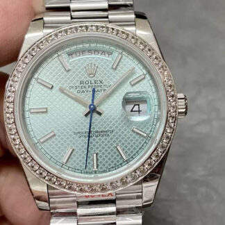 AAA Replica Rolex Day Date 228236 GM Factory V2 Counterweight Version Diamond Bezel Mens Watch | aaareplicawatches.is