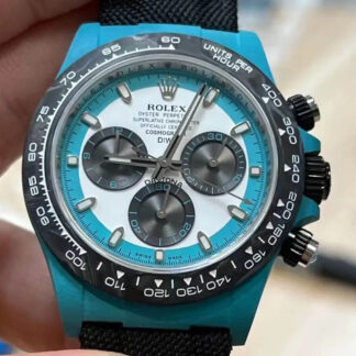 AAA Replica Rolex Daytona Diw Factory NTPT Carbon Fiber Blue Case Mens Watch | aaareplicawatches.is