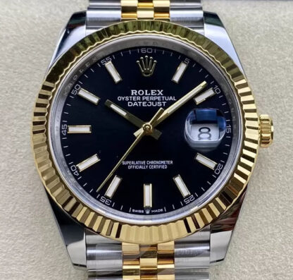 AAA Replica Rolex Datejust 41MM M126333-0014 Clean Factory Yellow Gold Mens Watch | aaareplicawatches.is