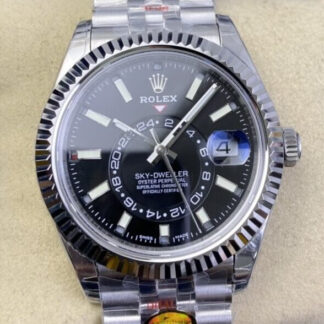 AAA Replica Rolex Sky Dweller M326934-0006 Noob Factory V2 Black Dial Mens Watch | aaareplicawatches.is