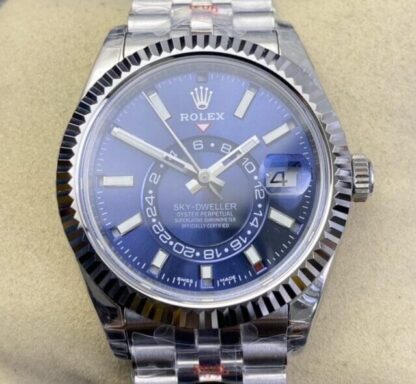 AAA Replica Rolex Sky Dweller M336934-0006 Noob Factory V2 Blue Dial Mens Watch | aaareplicawatches.is